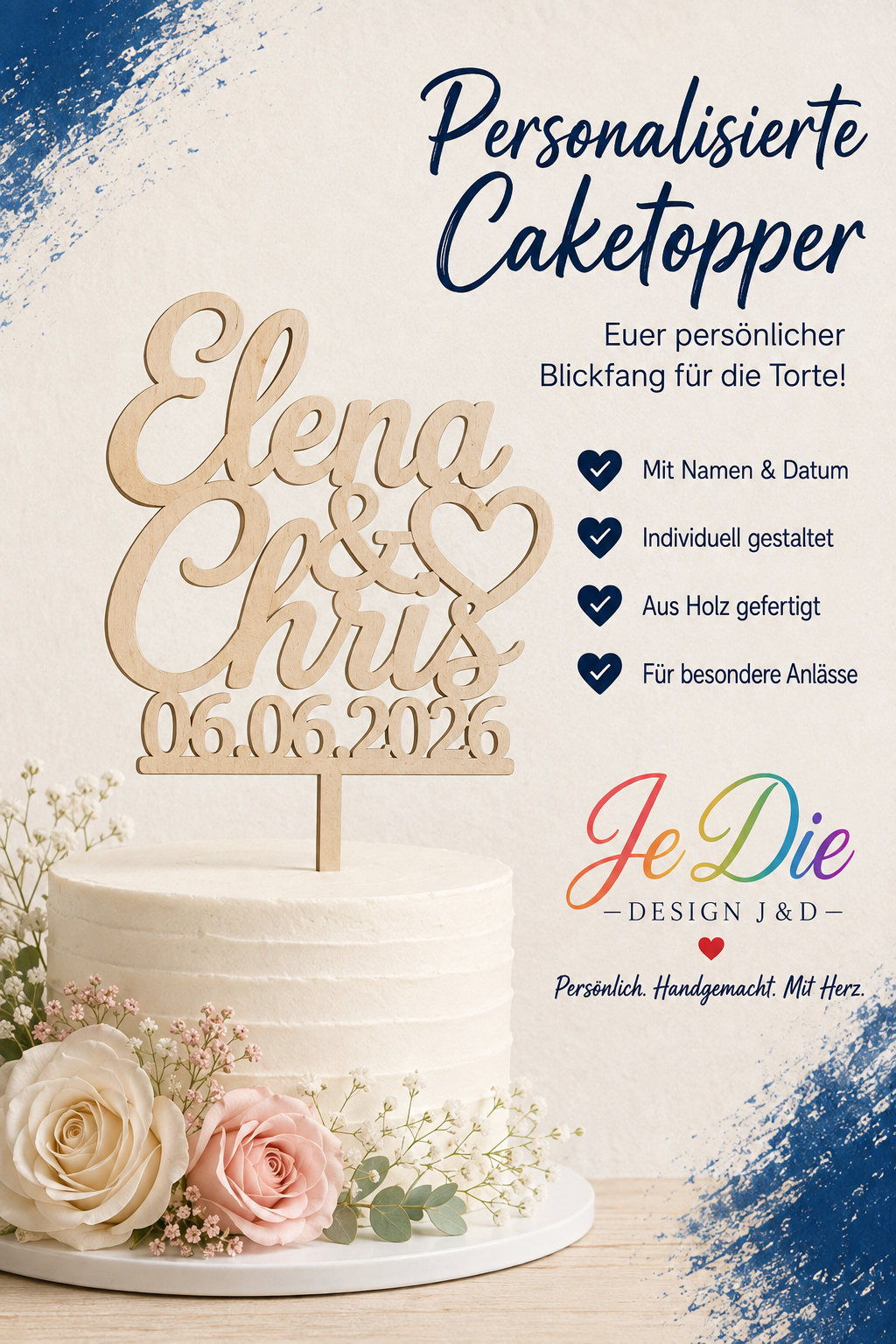 Caketopper nach Wunsch